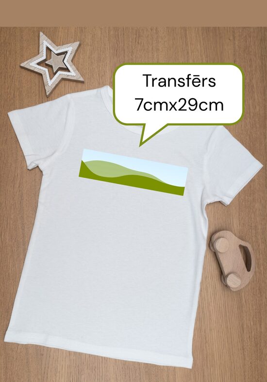 Transfērs - loksne 7cmx29cm